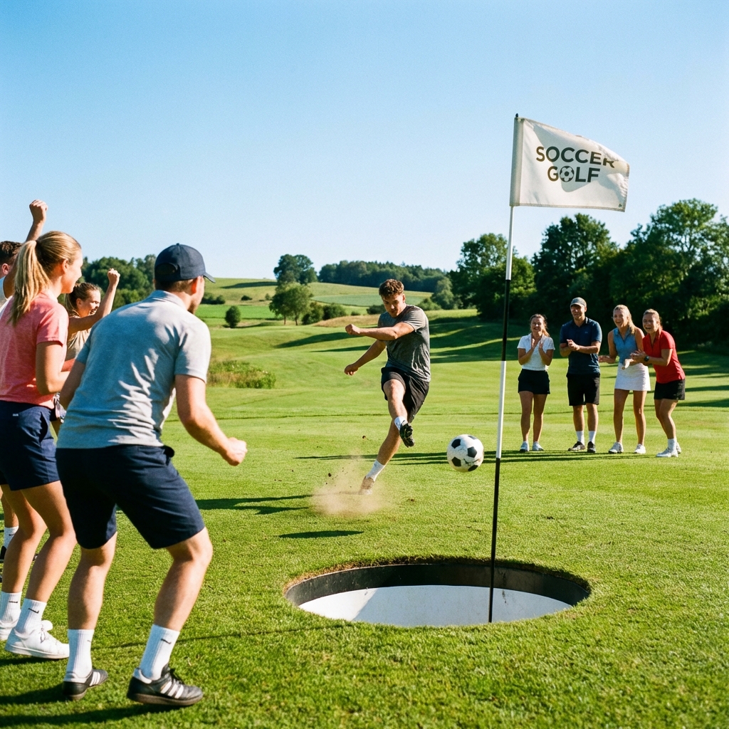 Fußballgolf Abenteuer